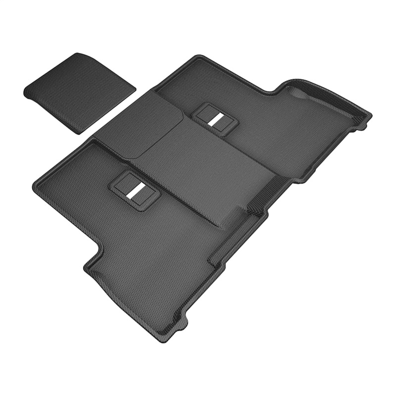 Toyota Sequoia Floor Mats - 3rd Row - 3D MAXpider - Kagu - Black - `23-`26
